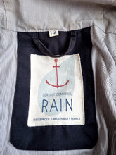 Load image into Gallery viewer, Seasalt Cornwall Downpour Mac Coat UK 12 Waterproof Breathable Hood Rain Jacket