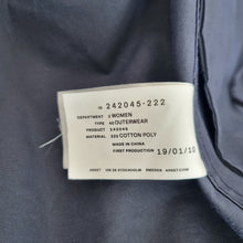 Load image into Gallery viewer, Arket Parka Jacket Navy Funnel Neck Waterproof Windproof  2-1 System Coat XS S