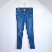 Load image into Gallery viewer, Next Lift Slim & Shape Jeans Skinny 14 Long Mid Blue High Rise Stretch Jeggings