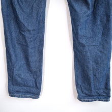 Load image into Gallery viewer, United Colors of Benetton Jeans Relaxed Fit Carpenter Elastic Waist Blue W34