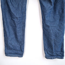 Load image into Gallery viewer, United Colors of Benetton Jeans Relaxed Fit Carpenter Elastic Waist Blue W34