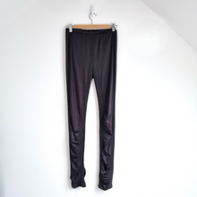 Load image into Gallery viewer, Sass & Bide Black Rats Leggings Ruched Full Length Trousers Y2K Small Medium