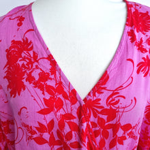 Load image into Gallery viewer, Rosie for Autograph Playsuit M&S Romper Pink Red Modal Beach Coverup Shorts 10