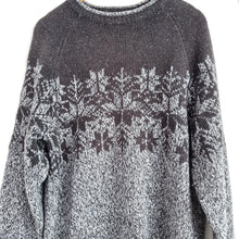 Load image into Gallery viewer, Next Fair Isle Jumper Men’s Large Grey Nordic Pattern Wool Blend Winter Knit
