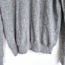 Load image into Gallery viewer, Paul Costelloe Jumper Grey Medium Black Label Merino Wool Silk Speckled Mens