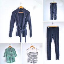 Load image into Gallery viewer, Bundle Clothes UK XS 5 Pieces LadiesArmani Reformation G-Star Cardigan Job Lot
