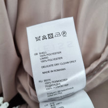 Load image into Gallery viewer, Reiss Dress Lace Shift Off White Nude Lining Swift Scalloped Cocktail Floral 8