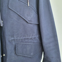 Load image into Gallery viewer, Arket Parka Jacket Navy Funnel Neck Waterproof Windproof  2-1 System Coat XS S