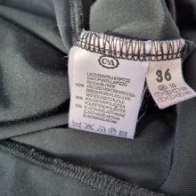 Load image into Gallery viewer, Vintage Canda Velvet Dress Cobweb Black Goth Halloween C&A Party Pencil UK 10