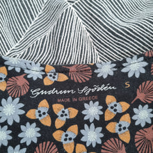 Load image into Gallery viewer, Gudrun Sjoden Blouse Top Small Dolman Sleeves Lyocell Geometric Print Jersey