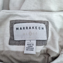 Load image into Gallery viewer, Anthropologie Marrakech Jacket Bomber Cream Beige Soft Moto Zip Buttons Large