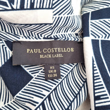Load image into Gallery viewer, Paul Costelloe Dress Sheath Black Label Work Wiggle Pencil Abstract Print 8 XS