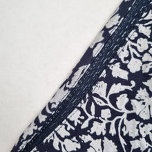 Load image into Gallery viewer, Fat Face Maxi Dress UK 14 Jersey Long Floral Print Navy Blue Grecian Cruise