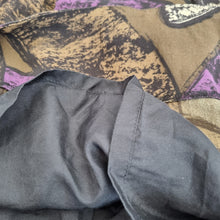 Load image into Gallery viewer, Orla Kiely Skirt Tulip High Waist Brown Purple Retro Print Lined Knee Length 10