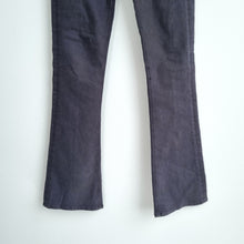 Load image into Gallery viewer, Mother Jeans Flared Runaway Heel Black Grey Size 28 High Rise Bootcut Denim Tall