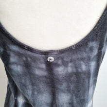 Load image into Gallery viewer, Tie Dye Maxi Dress Large 90 Degree by Reflex Grey White Stretch Cotton Coverup