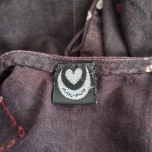 Load image into Gallery viewer, MyraMade Kaftan Dress Burgundy Silver Pendant Midi Cotton Boho Festival One Size