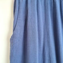 Load image into Gallery viewer, Yours Wide Leg Trousers 30 32 Plus Size Blue Pockets Palazzo Elastic High Waist