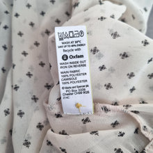 Load image into Gallery viewer, M&S Autograph Twinset Blouse UK 10 Chiffon Cream Ditsy Print Camisole Work