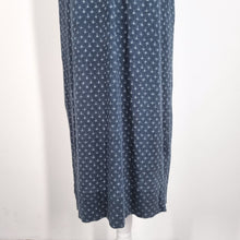 Load image into Gallery viewer, Jigsaw Linen Dress Blue Sleeveless Knee Length Small Summer Casual Lightweight