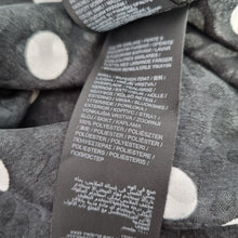 Load image into Gallery viewer, Joe Browns Blouse Polka Dot Plus Size 24 Black Smock Peplum Top Wrap Long Sleeve