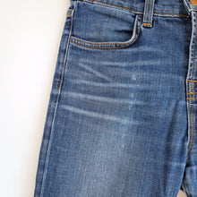 Load image into Gallery viewer, J Brand Jeans Skinny Maria Hampton Mid Rise Mid Blue Stretch Fading Denim W26