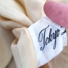 Load image into Gallery viewer, Vintage Tokyo Lyonette Dress Yellow Shirt Sundress Lined 40s Nautica Fits 8 10