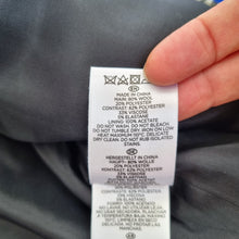 Load image into Gallery viewer, Hobbs Top Houndstooth Check Wool Blend Black White Blouse Work Chic Lined 14