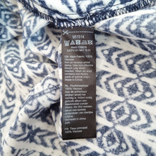 Load image into Gallery viewer, Monsoon Dress Belted Tunic Navy Ikat Print Work Casual Long Sleeves Viscose 10