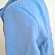 Load image into Gallery viewer, Eastex Wool Cashmere Coat UK 16 Blue Tailored Jacket Smart Winter Classic Boxy