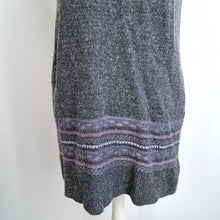 Load image into Gallery viewer, Per Una Knitted Tunic Grey Top UK 18 Wool Jumper Short Sleeve M&S Pockets Mini