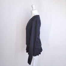 Load image into Gallery viewer, Sweaty Betty Top Thumbhole Adjustable Waist Black Tunic Gym Running Yoga Small