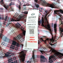 Load image into Gallery viewer, Fat Face Men's Shirt Pink Check 100% Cotton Long Sleeve Button Medium Plaid