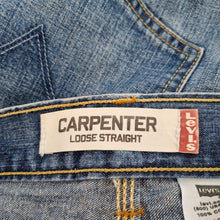 Load image into Gallery viewer, Levi's Carpenter Jeans Men's Loose Straight Mid Blue Utility Denim Size W42 L30