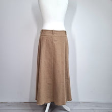 Load image into Gallery viewer, Per Una Midi Skirt 18 NEW M&S Beige Stretch Maxi A Line Pocket Western Denim