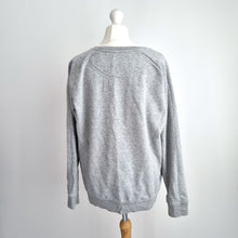 Load image into Gallery viewer, Selfish Mother Mama Sweatshirt Light Grey Marl Zebra Print Sweater Cotton Mix XL