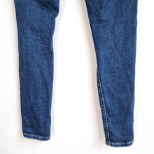 Load image into Gallery viewer, Melly&Co Denim Joggers Made in Italy Jeans Adjustable Dark Blue Stretch Large 12