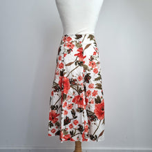 Load image into Gallery viewer, M&S Per Una Midi Skirt UK 12 Floral Broderie Anglaise Cotton A Line White Boho