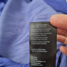 Load image into Gallery viewer, NEW Anthropologie Maxi Dress Halter Side Slit Blue Occasion Crinkle Plus 1XL