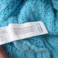 Load image into Gallery viewer, Primark Cardigan Bundle UK 14/16 Chunk Fluffy Knit Blue Pink Oversized Cropped