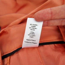 Load image into Gallery viewer, Joseph Satin Trousers Pleated Dress Pants Orange Dean Liquid Work UK 6 EU 34