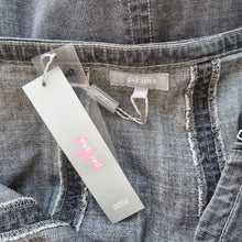 Load image into Gallery viewer, Per Una Denim Skirt Maxi 18 Long Black M&S NEW A Line Panelled Boho Modest Tall