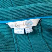Load image into Gallery viewer, Boden Shift Dress Teal Green UK 10 Textured Smart Work Pockets Knee Length