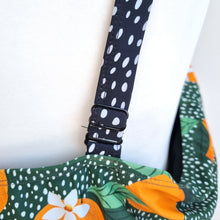 Load image into Gallery viewer, Ulla Popken Tankini Top Oranges Spot Print Lined Blouson Swimsuit Plus Size 28