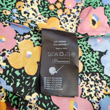 Load image into Gallery viewer, Monki Midi Dress Floral Print Small Button Down Oversized Long Sleeves Shirt