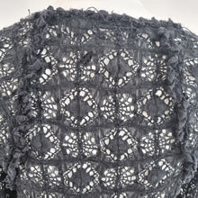 Load image into Gallery viewer, Isabel Marant Top Lace Black Crochet Fitted Boho Stretch Blouse Size 2 Medium