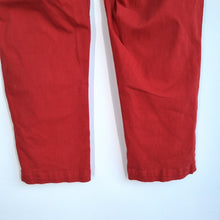 Load image into Gallery viewer, Seasalt Cornwall Albert Quay Crops Trousers Jeans Rust Red Capri Stretch Mid 12