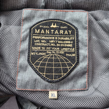 Load image into Gallery viewer, Mantaray Men's Jacket Rain Coat Grey Lined Foldable Hood Pockets Windbreaker XL