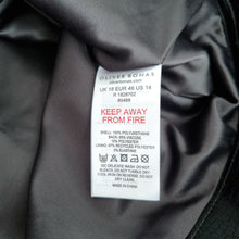 Load image into Gallery viewer, Oliver Bonas Mini Skirt Size 18 NEW Black Faux Snake Leather Pockets Lined Party