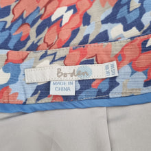 Load image into Gallery viewer, Boden Pencil Skirt Abstract Print Knee Length Tall Red Blue Lined Cotton 18 Long